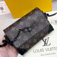Túi Đeo Chéo Tag Xích Nam Châm L.V Vân Hoa In Cao Cấp - Túi New Ảnh Thật Ful Box Hàng QC Cao Cấp