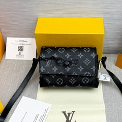 Túi Đeo Chéo Tag Xích Nam Châm L.V Vân Hoa In Cao Cấp - Túi New Ảnh Thật Ful Box Hàng QC Cao Cấp