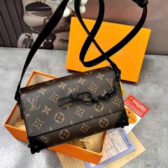 Túi Đeo Chéo Tag Xích Nam Châm L.V Vân Hoa In Cao Cấp - Túi New Ảnh Thật Ful Box Hàng QC Cao Cấp