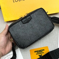 Túi Đeo Chéo Unisex Alpha Wearable,Size 19, Chất Liệu Da Bò, Check On Code,Full Box, Túi Vải Thẻ Bill, Bảo Hành 12 Tháng