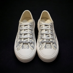 [ AIO LUXURY ] Giày Walk’n’Dior Sneaker Grey Oblique Embroidered Cotton,Dior b56 gray Cao Câp,GIÀY DR B56 Canvas THÊU
