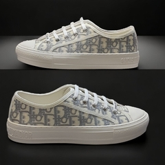 [ AIO LUXURY ] Giày Walk’n’Dior Sneaker Grey Oblique Embroidered Cotton,Dior b56 gray Cao Câp,GIÀY DR B56 Canvas THÊU