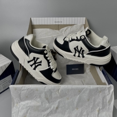 Giầy thể thao sneaker NY liner đen,NY chunky liner ,Giày MLB Chunky Liner Piano Black New York Yankees FULL BOX