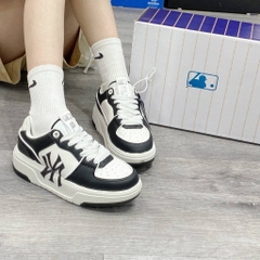 Giầy thể thao sneaker NY liner đen,NY chunky liner ,Giày MLB Chunky Liner Piano Black New York Yankees FULL BOX