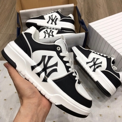 Giầy thể thao sneaker NY liner đen,NY chunky liner ,Giày MLB Chunky Liner Piano Black New York Yankees FULL BOX