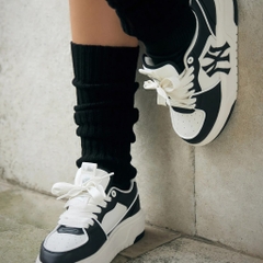 Giầy thể thao sneaker NY liner đen,NY chunky liner ,Giày MLB Chunky Liner Piano Black New York Yankees FULL BOX