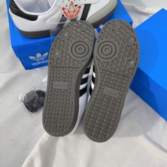 [AIO sneaker]  Giày_Adidas Samba Trắng,Giày Samba ADS Nam Nữ Trắng Sọc Đen Cá Tính Mẫu Basic Đi Êm Chân Full Box Bill