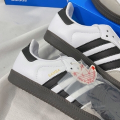 [AIO sneaker]  Giày_Adidas Samba Trắng,Giày Samba ADS Nam Nữ Trắng Sọc Đen Cá Tính Mẫu Basic Đi Êm Chân Full Box Bill