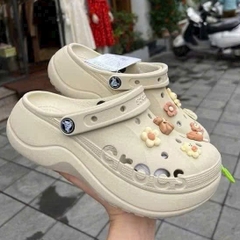 Dép sục Baya Platform đế cao 4,7 cm tặng kèm 12 stickers 3D full tag độ hoàn thiện cao