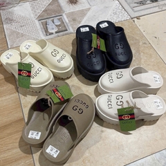 Dép sục nữ chất cao su xốp mềm nhẹ cao 5P Dép bánh mì đế độn thời trang kiểu dáng Trendy bản cao cấp