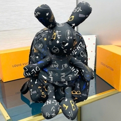 Yadou Ba Lô Đeo Vai Hình Thỏ Nhồi Bông màu Đen jackrabbit Mới Cho Nữ
