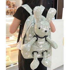 Balo thỏ xanh nhạt baby three balo thỏ màu ngẫu nhiên, hộp mù Balo baby three