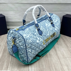 TÚI DU LỊCH XANH , TÚI TRỐNG CHANEL,Túi xách VẢI du lịch đeo chéo nam nữ cao cấp túi trống size lớn thời trang thể thao