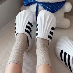 Adidas_Adifom Superstar Mule, Sục_Adidas 3 sọc, Giày Sục đạp gót ADIFOM Đen Trắng cao 4cm Full BOX (HỖ TRỢ ĐỔI SIZE)