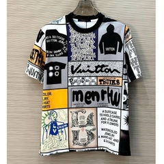 Áo Phông thun Unisex LV Họa Tiết Monogram Cao Cấp, In Nhiệt Siêu Bền Đẹp - Áo Thun Hè nam Nữ Giá Rẻ Hot 2025