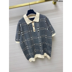 Áo polo LV chất len dệt tay ngắn LV chất len mềm mại cao cấp hàng Quảng Châu loại 1 (bao kiểm hàng)