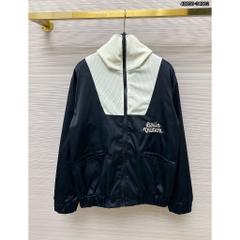 Áo Khoác Hoodie Lv Khóa Zip Phối LOGO Thêu Áo Chất Nỉ Cao Cấp - Áo Khoác Nam Nữ Hot Trend Boy Phố Hàn Quốc