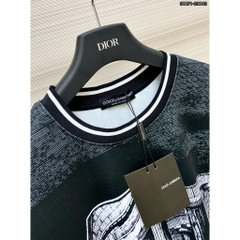 Áo Sweater Dài Tay DG Chất Áo Nỉ, Áo sweater nỉ thu đông nam nữ phối họa tiết đẹp sắc nét cực sang chảnh 2024