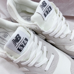 [AIO sneaker] Giày Thể Thao N.B 574 Xam Cao cấp,Giày Thể Thao Nữ Nug Newbalen 574 Kem Chữ N Viền Trắng