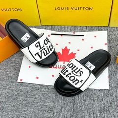 Dép Nam Nữ LV đế độn quai dán Kiểu Cách Độc Lạ - Dép Quai vải 2 lớp, đế đúc công nghệ cao chống nún tốt dép bền đẹp