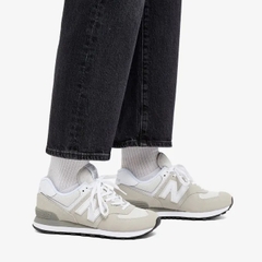 [AIO sneaker] Giày Thể Thao N.B 574 Xam Cao cấp,Giày Thể Thao Nữ Nug Newbalen 574 Kem Chữ N Viền Trắng