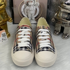 Giày BBR siêu phẩm Full Box - Giày BBR nam full Box Cao Cấp,Giày Sport sneaker giới tính BBR, Giày BBR vải sọc kẻ be