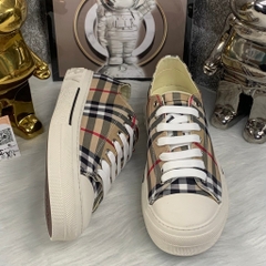 Giày BBR siêu phẩm Full Box - Giày BBR nam full Box Cao Cấp,Giày Sport sneaker giới tính BBR, Giày BBR vải sọc kẻ be