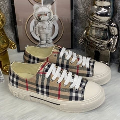 Giày BBR siêu phẩm Full Box - Giày BBR nam full Box Cao Cấp,Giày Sport sneaker giới tính BBR, Giày BBR vải sọc kẻ be