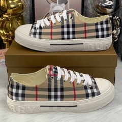 Giày BBR siêu phẩm Full Box - Giày BBR nam full Box Cao Cấp,Giày Sport sneaker giới tính BBR, Giày BBR vải sọc kẻ be