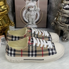 Giày BBR siêu phẩm Full Box - Giày BBR nam full Box Cao Cấp,Giày Sport sneaker giới tính BBR, Giày BBR vải sọc kẻ be