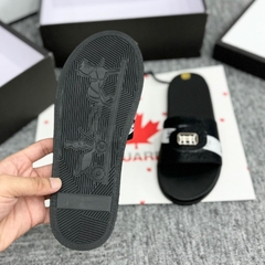 Dép BBR quai DA tag LOGO kim loại Sắc Nét Đã Được Khâu Quai Dép Chắc Chắn, Đế Cao Su Êm Mềm Full box,Dép BBR Nam Nữ