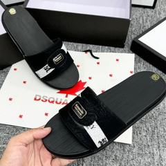 Dép BBR quai DA tag LOGO kim loại Sắc Nét Đã Được Khâu Quai Dép Chắc Chắn, Đế Cao Su Êm Mềm Full box,Dép BBR Nam Nữ