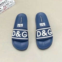 Dép Nam đế bằng DG full xanh chữ to, Thời Trang Cao Cấp năm 2025 đủ size 35-44