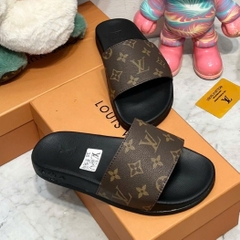 Dép quai ngang kẻ caro cao cấp vân chìm quai da đế pu siêu đẹp size 37 đến 43 -depunisex34