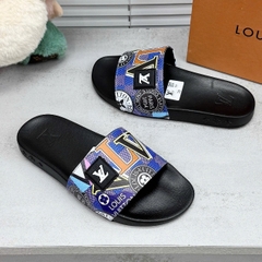 Dép Louis Vuitton quai ngang LV,đế đúc cao su non,chống trơn trượt,quai nhiều mầu,đủ size mẫu mới nhất hottrend 2025