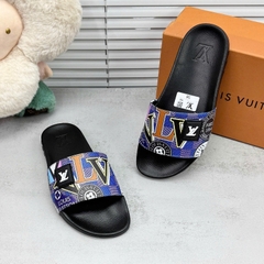 Dép LO VUITTONquai ngang LV,đế đúc cao su non,chống trơn trượt,quai nhiều mầu,đủ size mẫu mới nhất hottrend 2025