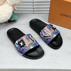 Dép Louis Vuitton quai ngang LV,đế đúc cao su non,chống trơn trượt,quai nhiều mầu,đủ size mẫu mới nhất hottrend 2025