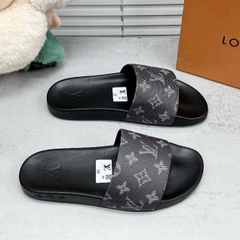 Dép Quai ngang nam nữ LV quai nét bản trendy - Dép đi chơi thời trang