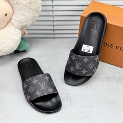 Dép Quai ngang nam nữ LV quai nét bản trendy - Dép đi chơi thời trang