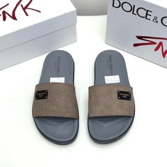 Dép lê nam quai ngang DG Mac, chất liệu quai da, dép nam boy phố đế cứng êm chân, đủ size 37-43
