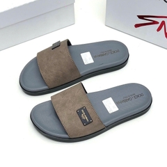 Dép lê nam quai ngang DG Mac, chất liệu quai da, dép nam boy phố đế cứng êm chân, đủ size 37-43