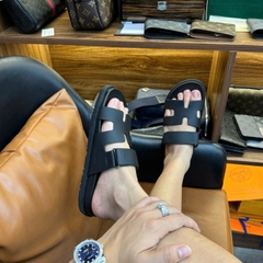 Dép HM Chypre Sandal Full NAVY ĐẾ ĐEN 2025