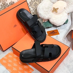 Dép HM Chypre Sandal Full NAVY ĐẾ ĐEN 2025