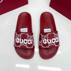 Dép Lê GC đỏ Unisex - Đế Đôi Siêu Bền, Quai Cao Su 3 Lớp Cao Cấp Chống Trơn Trượt Hot 2025 size 37-43