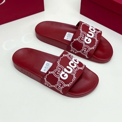 Dép Lê GC đỏ Unisex - Đế Đôi Siêu Bền, Quai Cao Su 3 Lớp Cao Cấp Chống Trơn Trượt Hot 2025 size 37-43