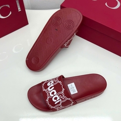 Dép Lê GC đỏ Unisex - Đế Đôi Siêu Bền, Quai Cao Su 3 Lớp Cao Cấp Chống Trơn Trượt Hot 2025 size 37-43