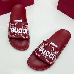 Dép Lê GC đỏ Unisex - Đế Đôi Siêu Bền, Quai Cao Su 3 Lớp Cao Cấp Chống Trơn Trượt Hot 2025 size 37-43