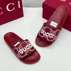 Dép Lê GC đỏ Unisex - Đế Đôi Siêu Bền, Quai Cao Su 3 Lớp Cao Cấp Chống Trơn Trượt Hot 2025 size 37-43