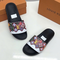 Dép Nam Quai Ngang L..ouis Vuitton Monogram Luxury Hot Trend , Dép Nam .L...V.  Đế Cao Su Siêu Êm 2025.