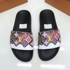 Dép Nam Quai Ngang L..ouis Vuitton Monogram Luxury Hot Trend , Dép Nam .L...V.  Đế Cao Su Siêu Êm 2025.